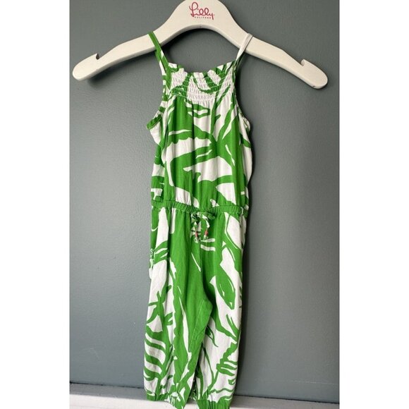 Lilly Pulitzer Other - Lilly Pulitzer For Target Boom Boom Palm Leaves Sleeveless Jumpsuit SZ 18 Mos